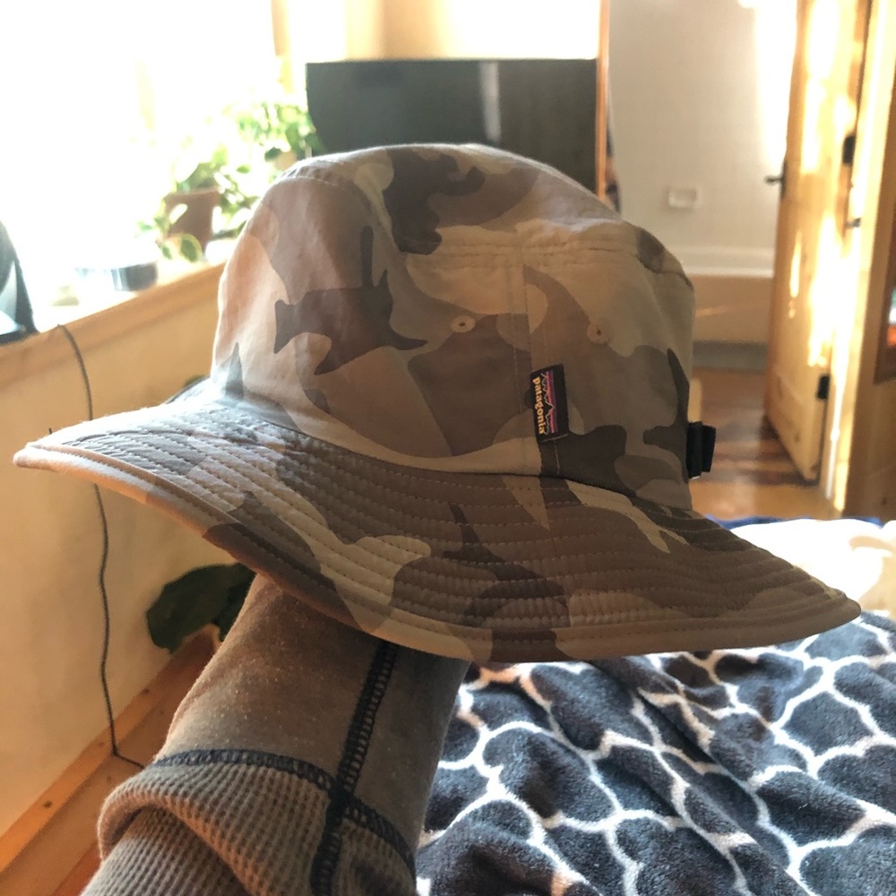 Camo Patagonia bucket hat